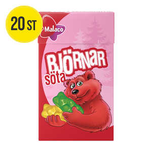 Söta Björnar ask 20st x 35g