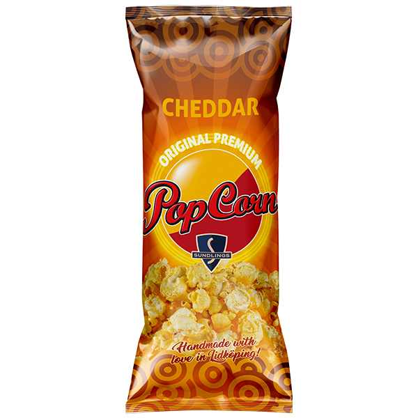 Sundlings Popcorn Cheddar 100g