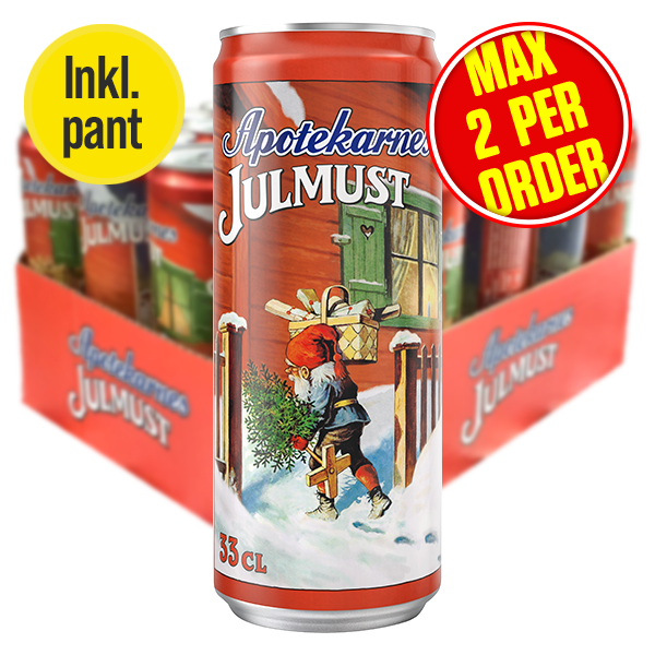 Apotekarnes Julmust 20st x 33cl MAX2
