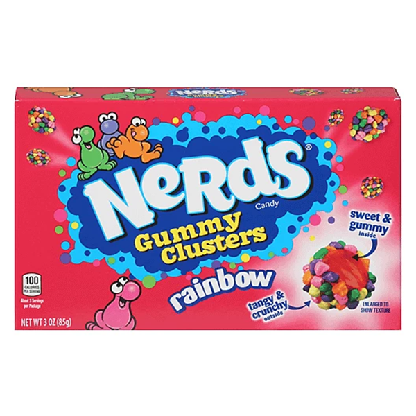 Nerds Gummy Clusters Rainbow 85g