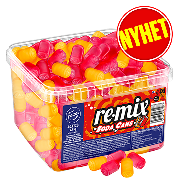 Fazer Remix Soda Cans 2,3kg