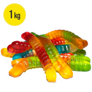 Gelémaskar med fruktsmak 1kg