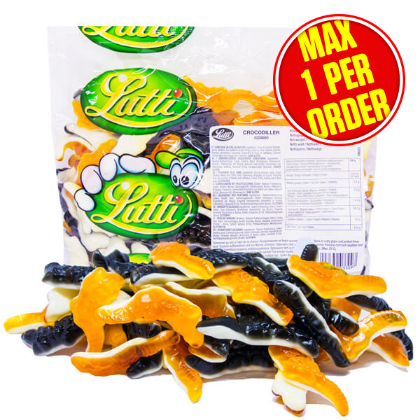 Lutti Krokodiler 1kg