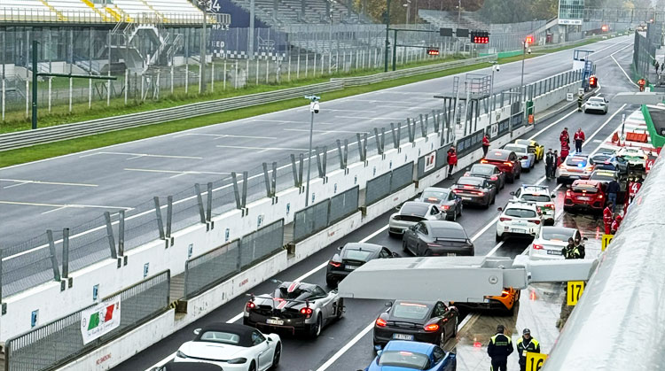 Dealer tour in Europe and Charity event at the Monza Circuit