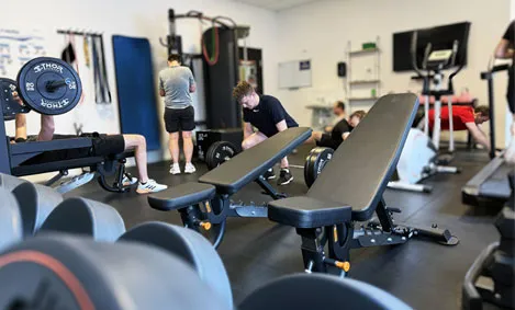 Photo of the gym at LVI Headquarters