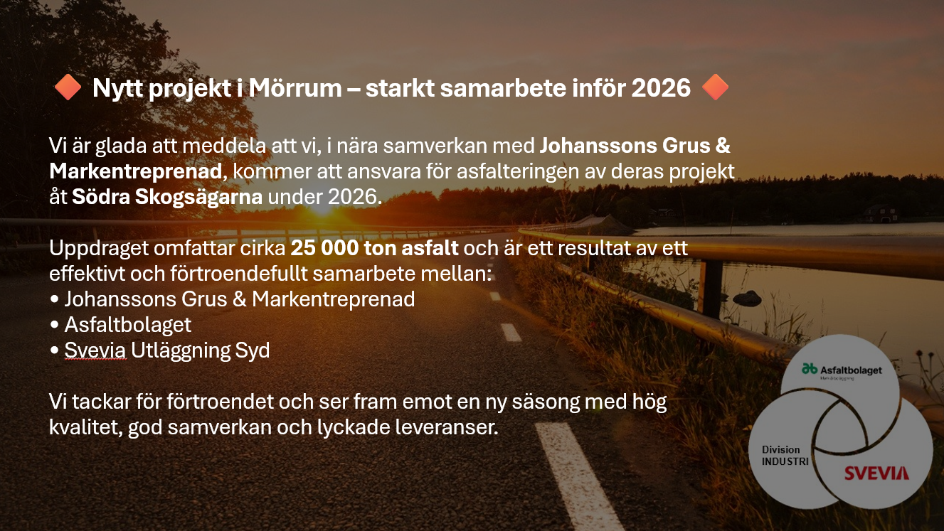 Nytt projekt i Mörrum 