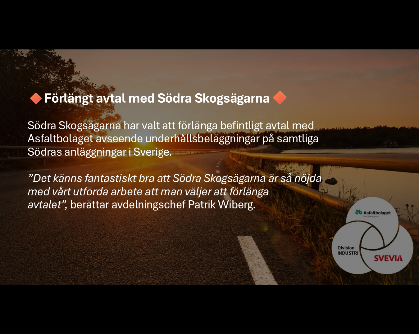 Förlängt avtal med Södra Skogsägarna