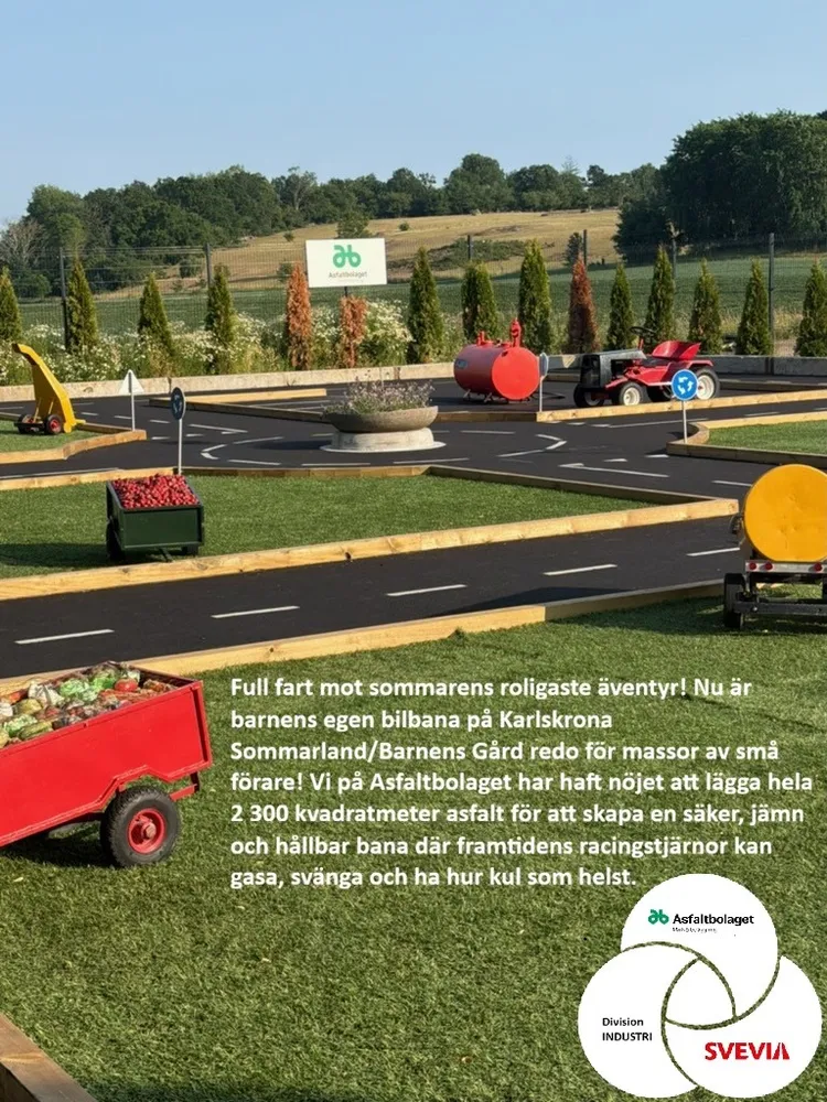 Bilbana på Barnens Gård i Karlskrona