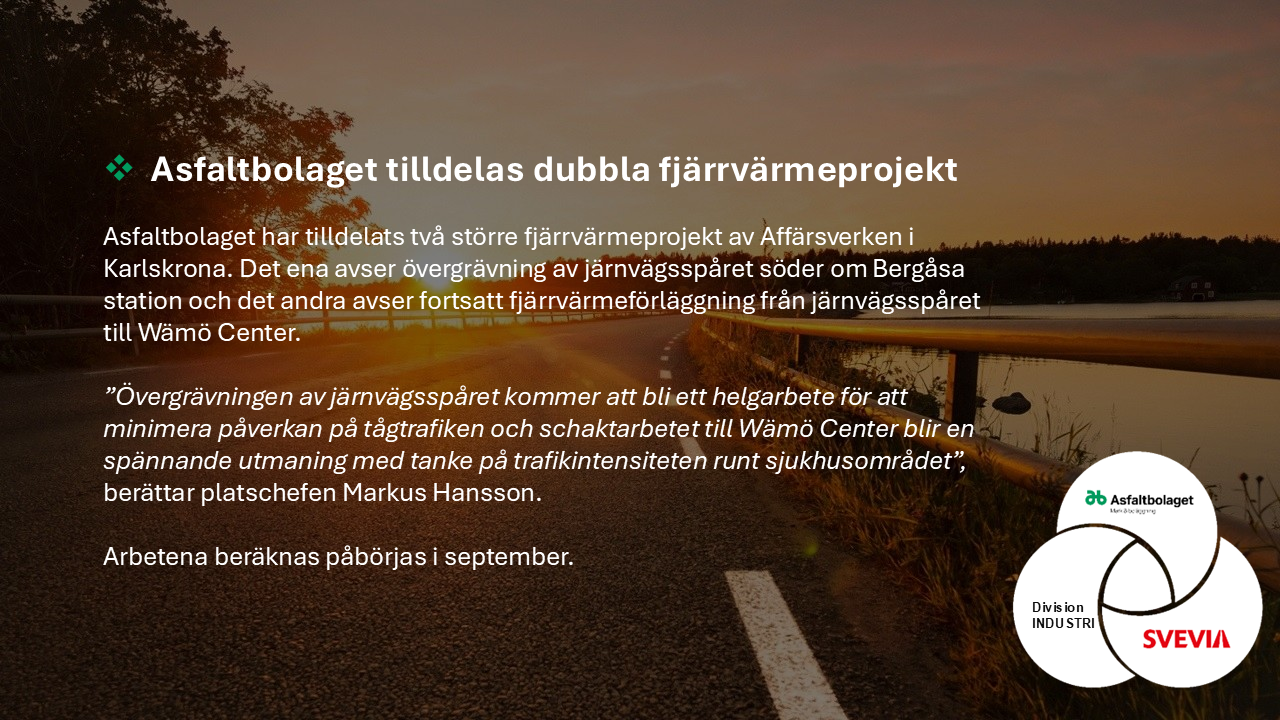 Tilldelning fjärrvärmeprojekt
