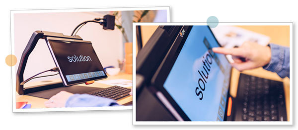 Two images of MagniLink TAB
