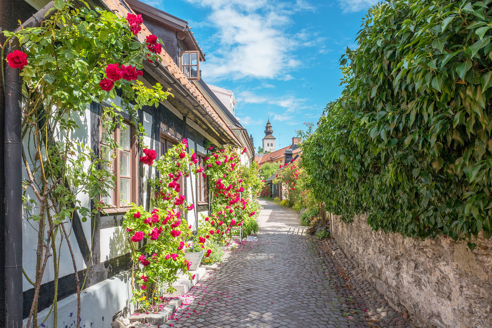 Cykeluthyrning i Visby, Gotland.