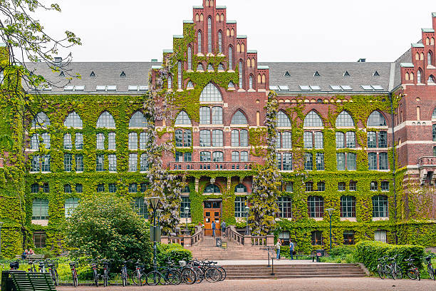 Bicycle rental in central Lund.