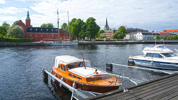 Bicycle rental in central Halmstad.