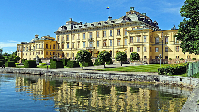 Cycling around Stockholm.