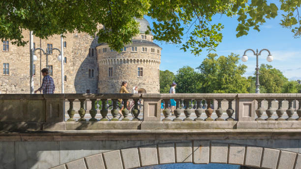 Cycling around Örebro.