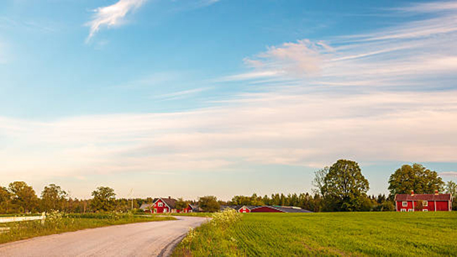 Cycling in idyllic Småland.