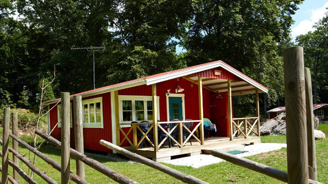 Getnö gård offers bike rental in Åsnen national Park