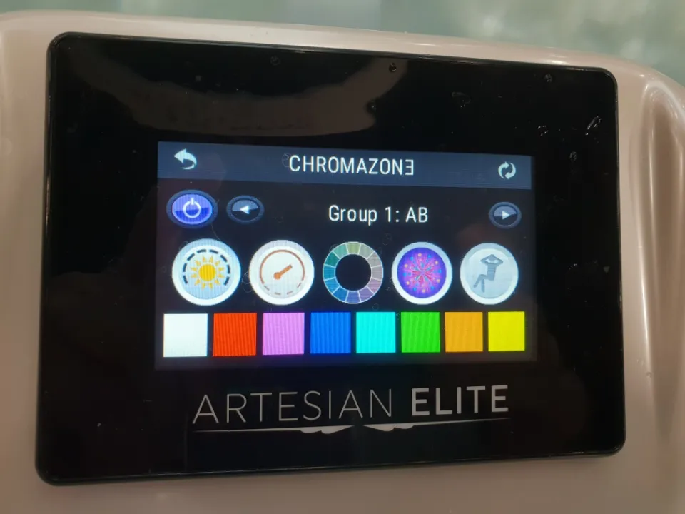 topp panel belysnings val