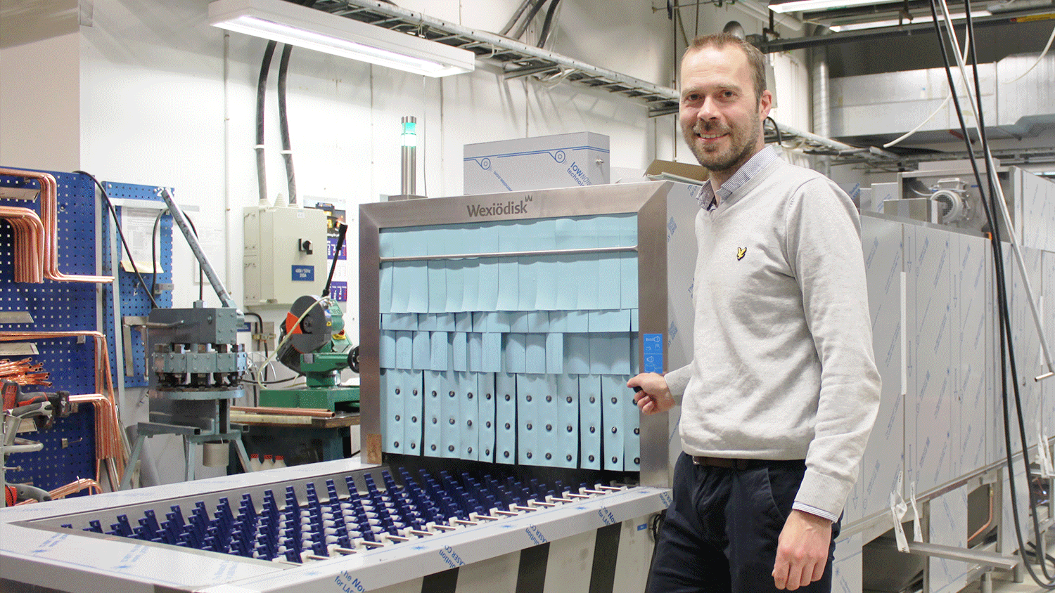 Per-Anders Johansson Area Sales Manager för bland annat Asien och Mellanöstern.