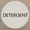 Dekal för diskmedelsanslutning