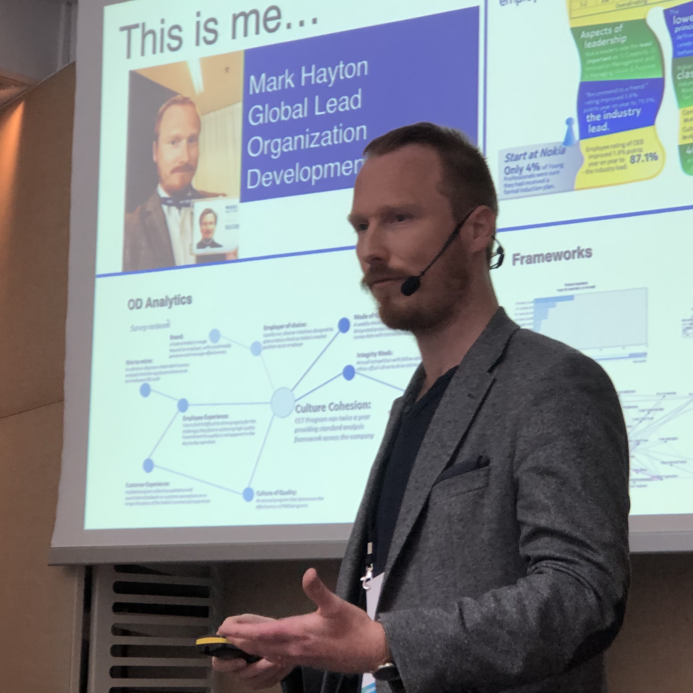 Mark Hayton Global Lead for Organisation Development Analytics // Nokia