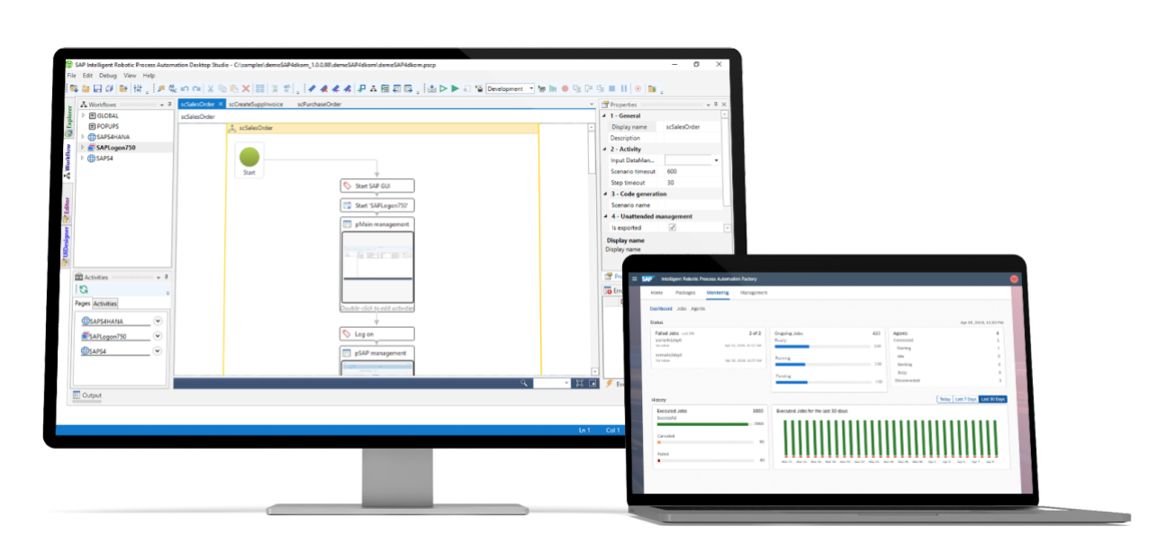 SAP Intelligent RPA Robotic Process Automation. 