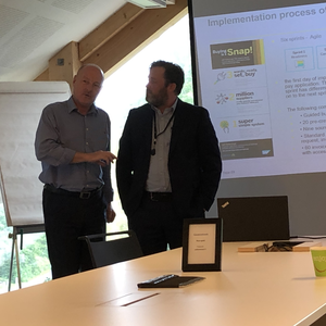 Jon Espen Kleven, EY Skye and Bryan Lindenskjold, SAP Danmark