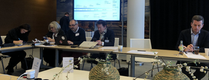 Brian Duffy and the French and Luxembourg UserGroup representatives