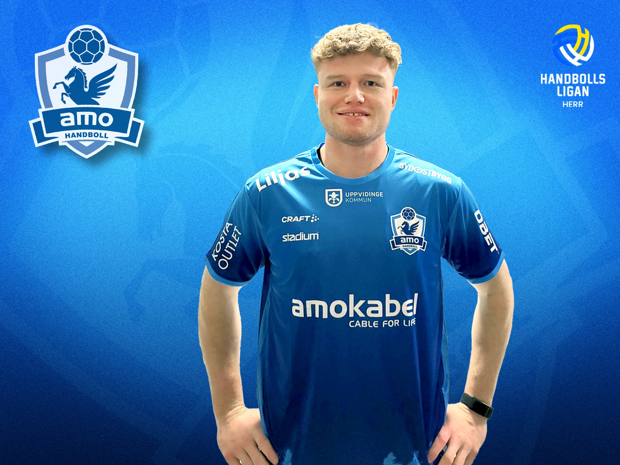 Amo tecknar kontrakt med Emil Larsen 