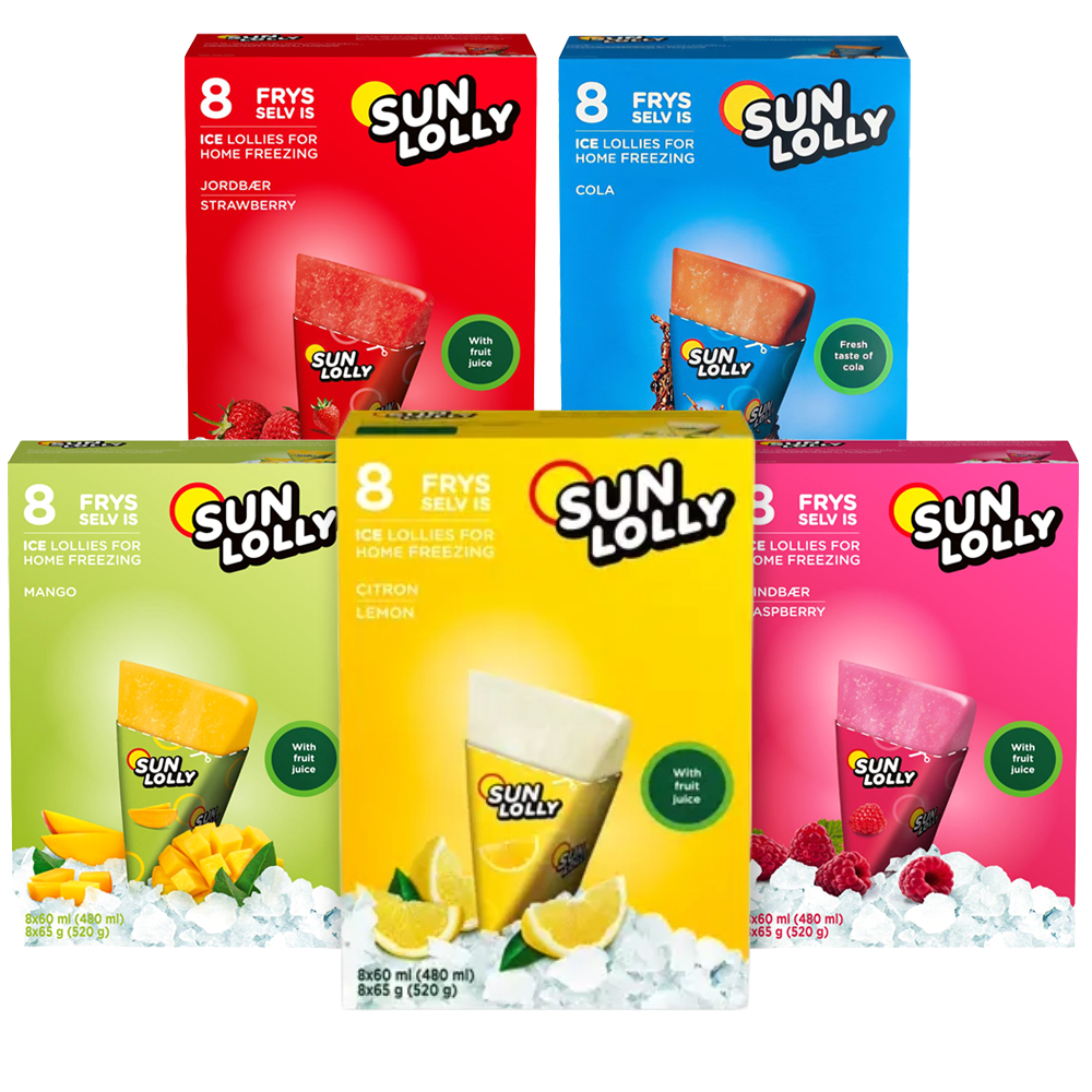 Sun Lolly Mix (5st 8-pack) | Sortiment | Gottegrisen
