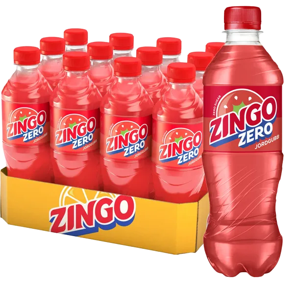 Zingo Jordgubb Sockerfri 50cl x 12st