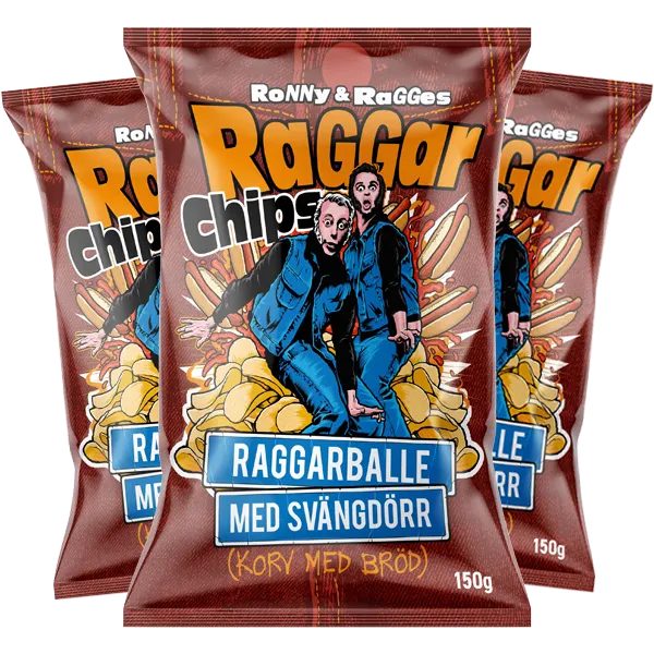 3st - Raggarchips Raggarballe 150g