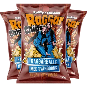 3st - Raggarchips Raggarballe 150g