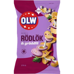 OLW Rödlök & Gräddfil 275g