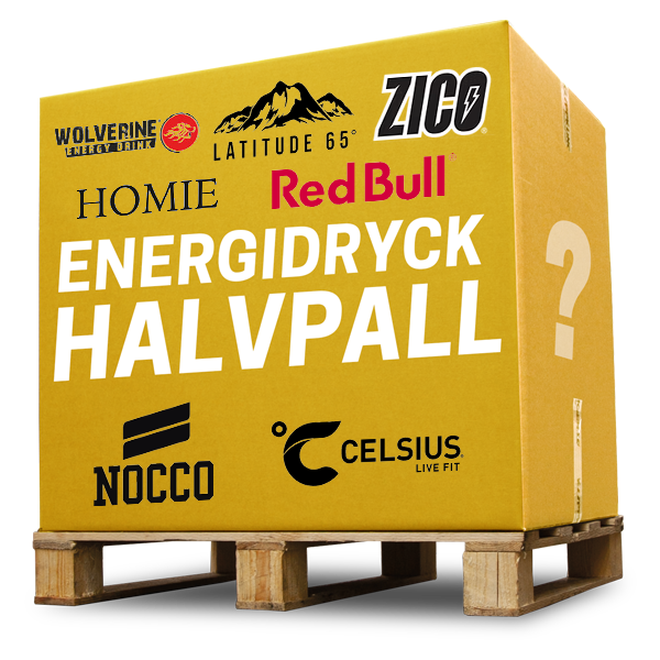 Energidryck Mix Halvpall 32st flak | Sortiment | Gottegrisen