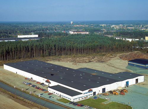 Ljungby maskins fabrik i utkanten av Ljungby, i nära anslutning till E4:an.