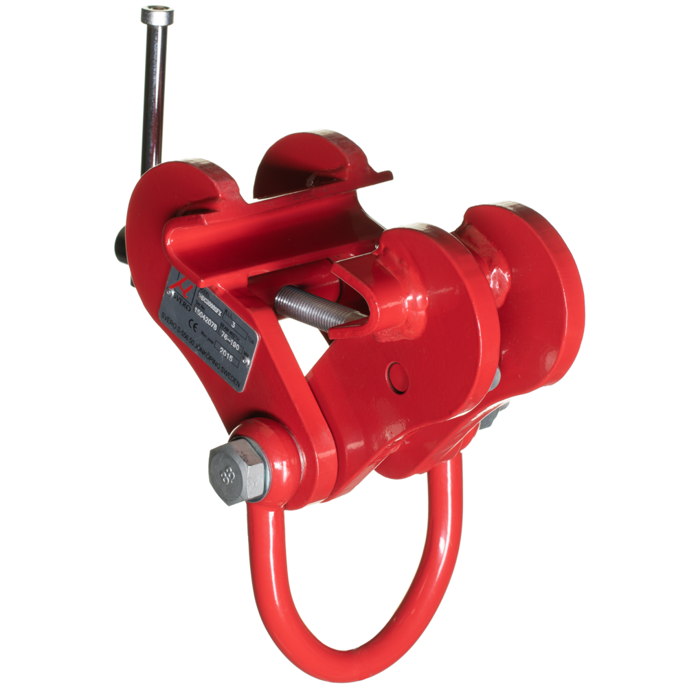 Beam clamp fixed jaw 3000 kg