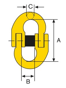 Cavo Collegamento GK8 Per Catene - Portata 3150 Kg, Spessore 10 Mm, Sicuro E Resistente - Foto 8
