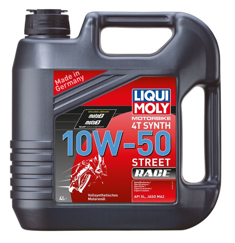 Produkt bilder Liqui Moly Motorolja 4 T 10 W 50 Race 4 L