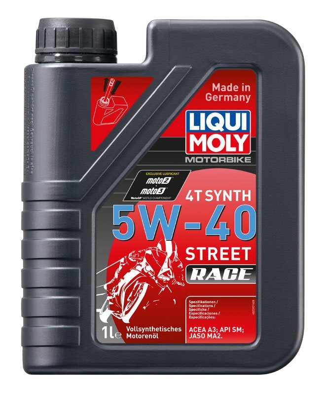 Produkt bilder Liqui Moly Motorolja 4 T Synt 5 W 40 Race1 L
