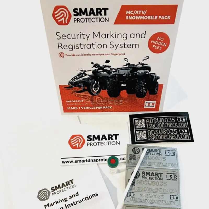 Produkt bilder Märkningskit Mc/Atv/Snöskoter Smartdna