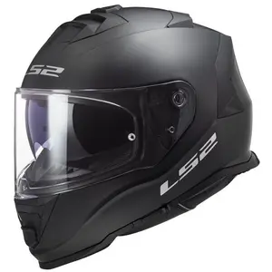 LS2 Storm II Mattsvart MC-hjälm