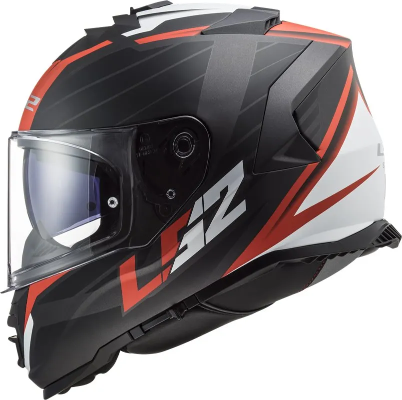 Produkt bilder Hjälm Ls2 Ff800 Storm Ii Nerve Matt Svart/Röd