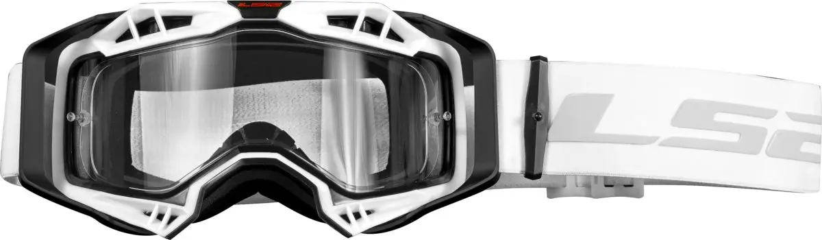 Produkt bilder Goggle ls2 aura enduro series klar lins vit onesize