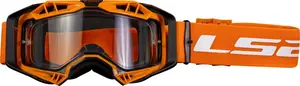 Goggle ls2 aura enduro series klar lins orange onesize