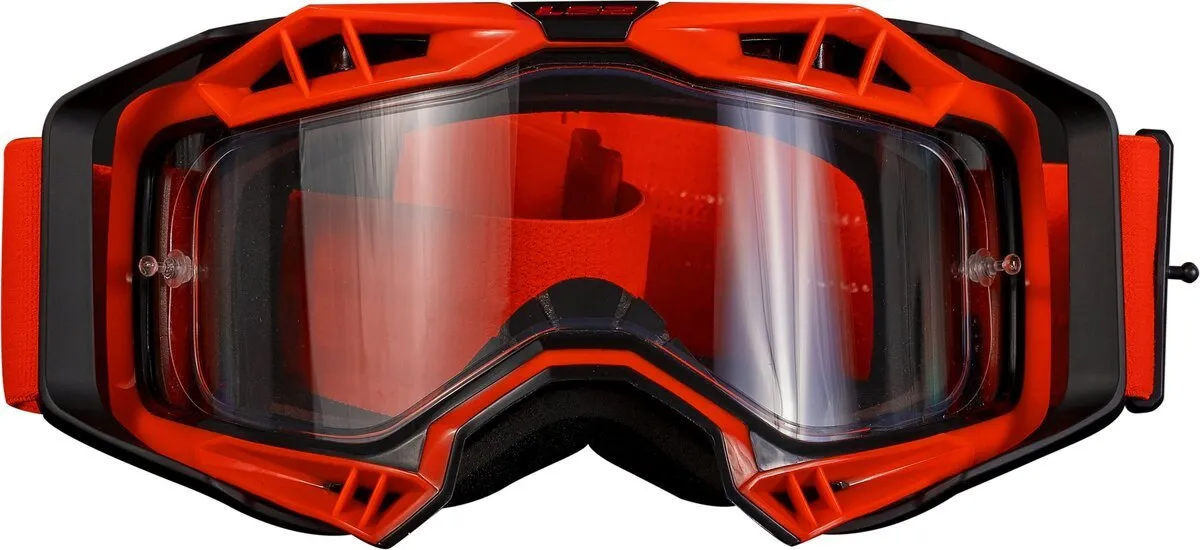 Produkt bilder Goggle ls2 aura enduro series klar lins rÖd onesize