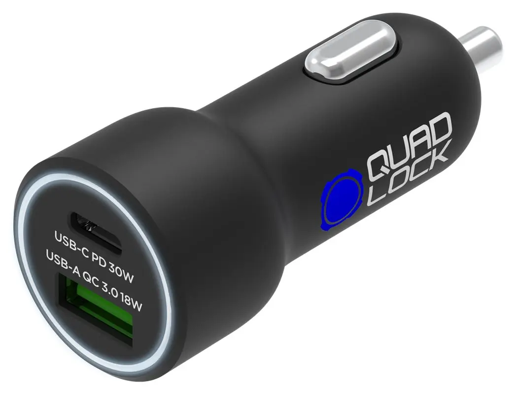 Produkt bilder Quad Lock 48w Dual Car Charg Usb C Pd+Usb A Qc3.0