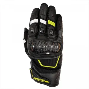 Oxford Rp 4s 3.0 Handske Svart/Vit/Gul Svart/Vit/Gul S