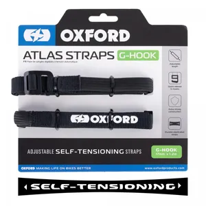 Oxford Atlas G Hook 17mm X 1.2m Svart Pair