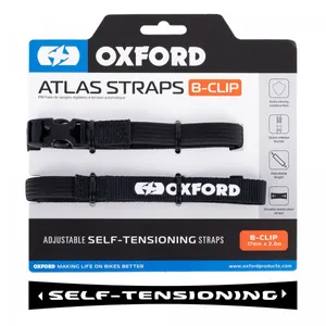 Oxford Atlas B Clip 17mm X 2.0m Svart Pair